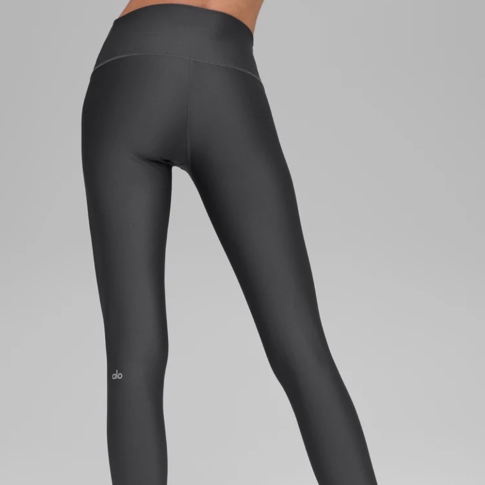 ALO 7/8 High-Waist Airlift Legging in Anthracite - Size Small